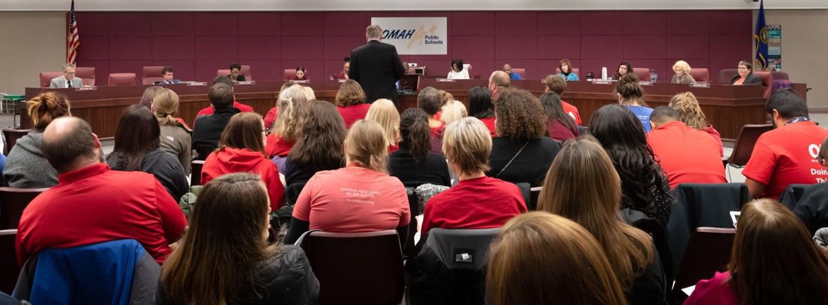 Omaha Education Association members
